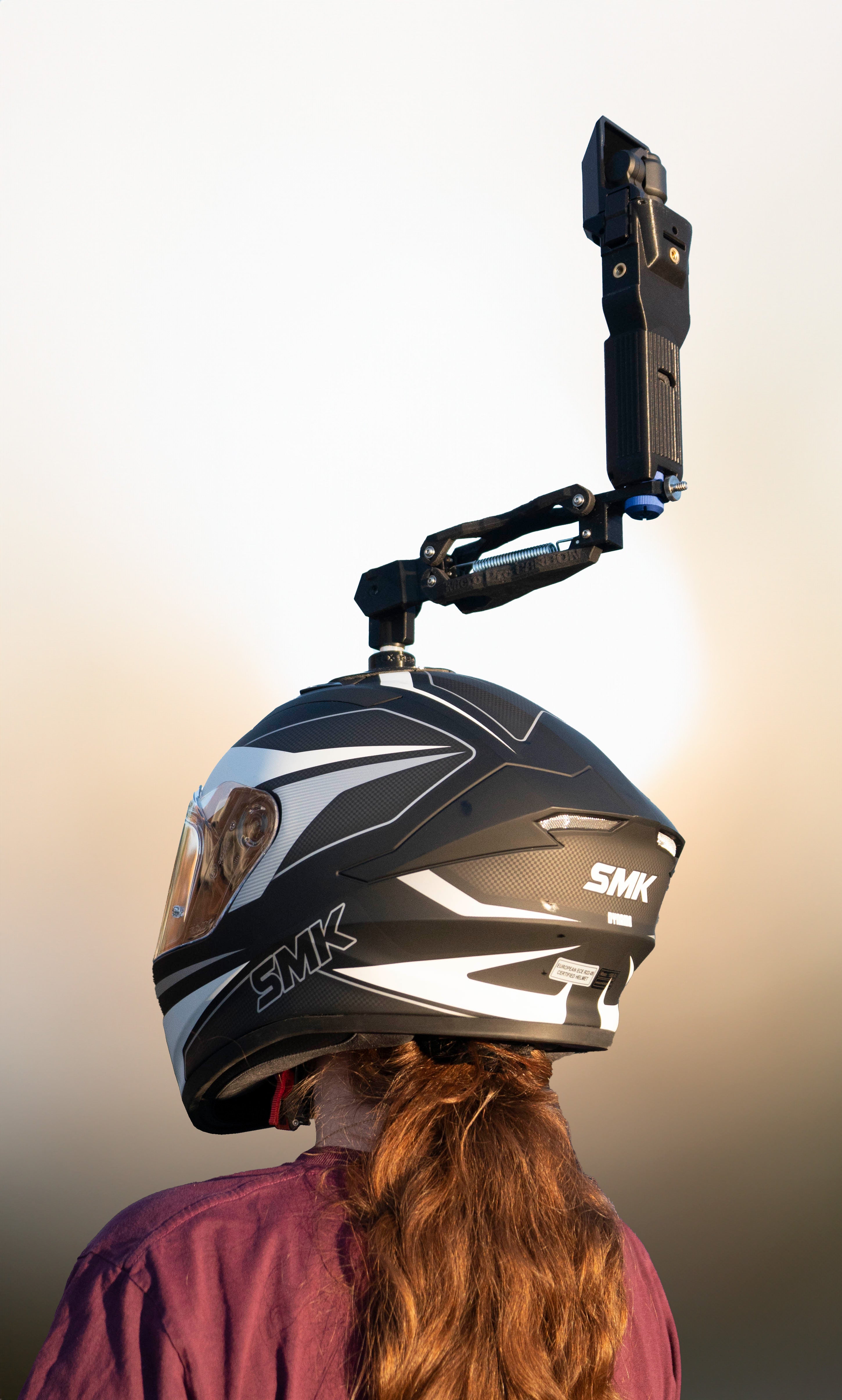 helmkamera für fahrradhelm Flexibler Klebehalter für Kameras und GoPro