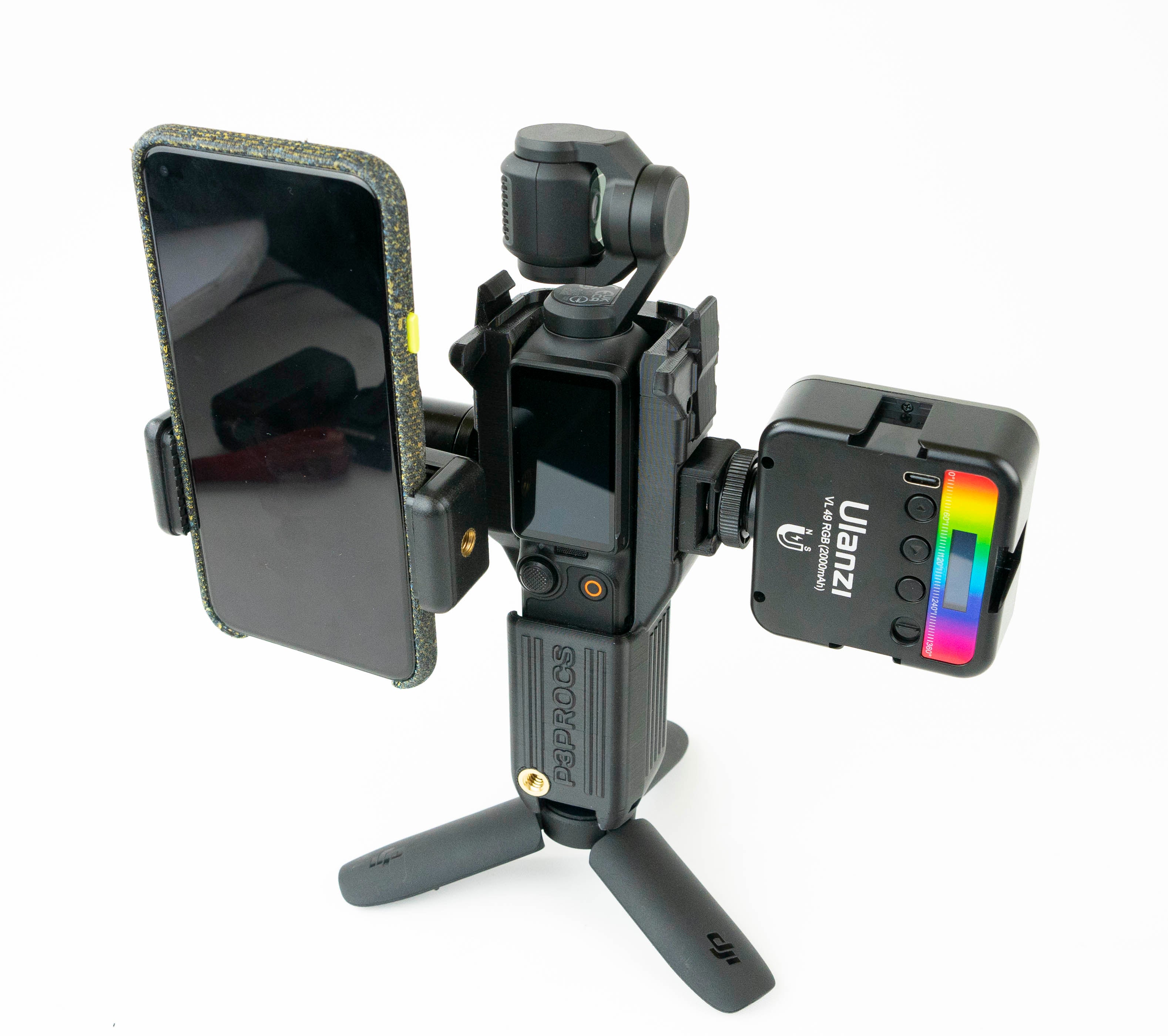 DJI Pocket 3 用 Pro ケース、三脚ベース付き - JP – ScottyMakesStuff