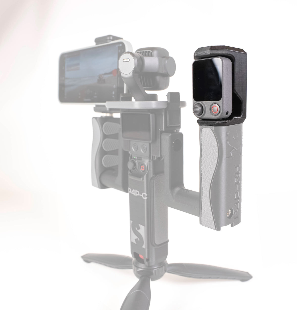 Pocket 4P & 4 Remote Holder Add-on for Pro Dual Handles - US
