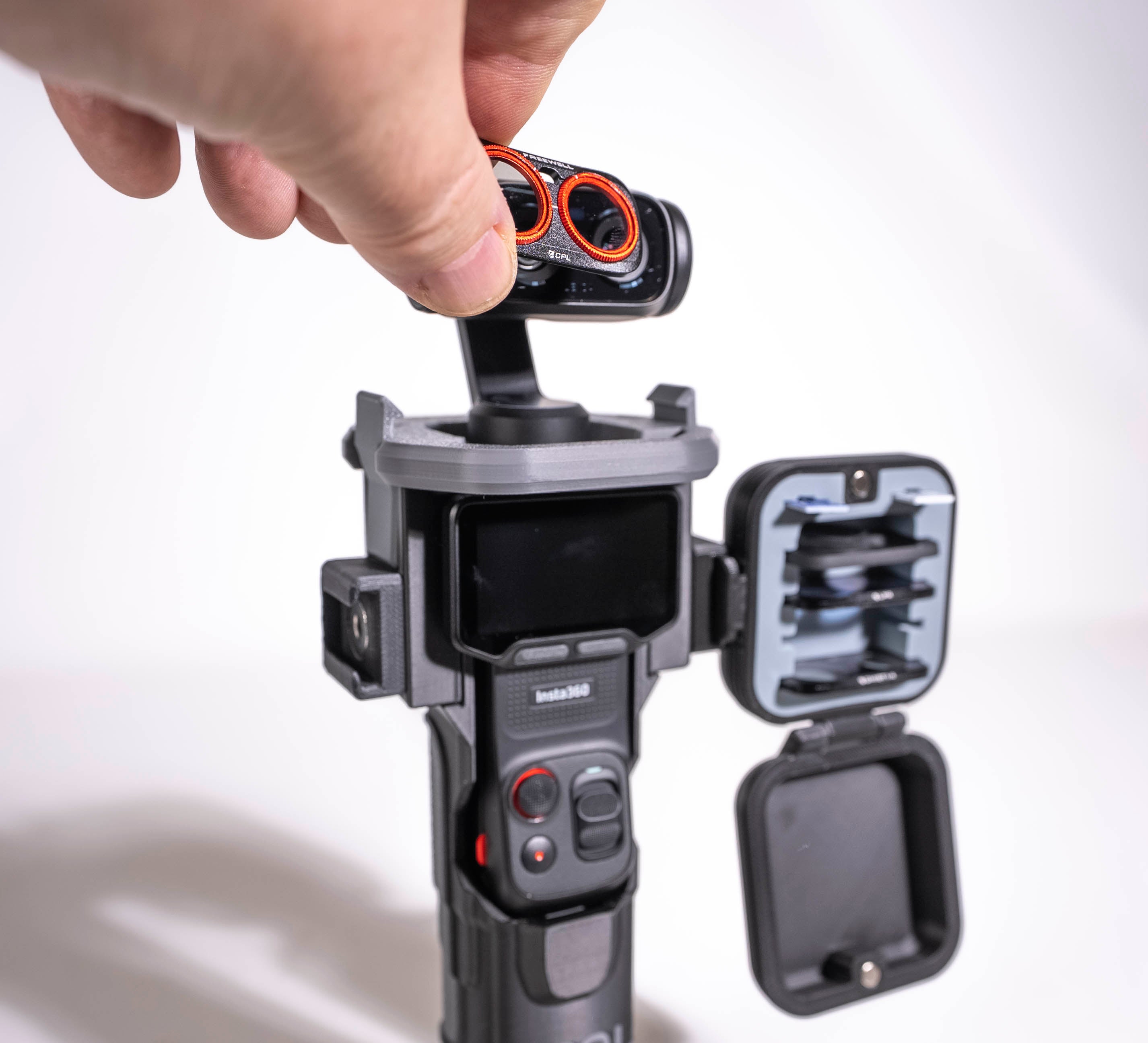Mini Case for Insta 360 Luna Filters, Lenses & MicroSD - US
